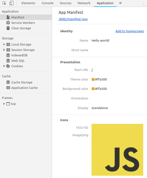 pwa devtools